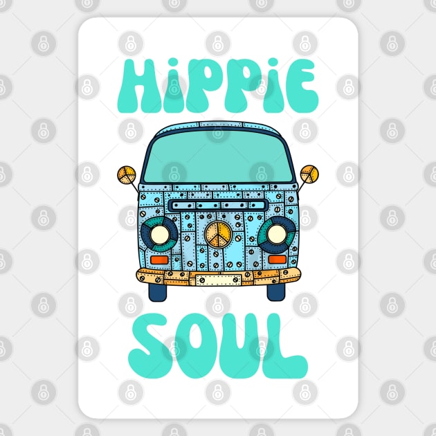 Hippie Soul Sticker by HobbyAndArt